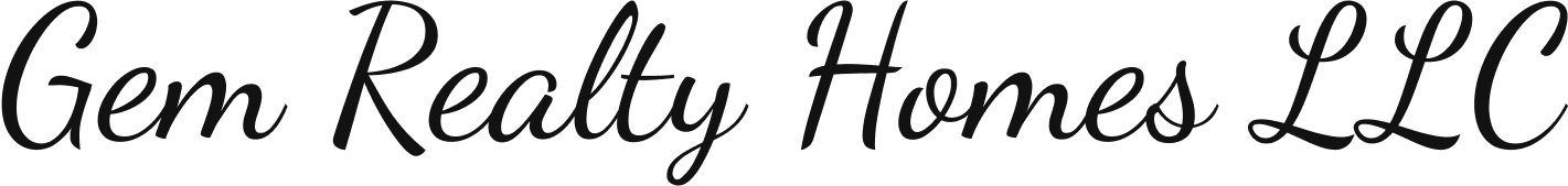 Gem Realty Homes LLC logo text.